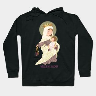 Virgen del carmen Hoodie